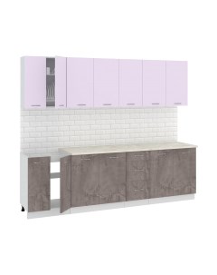 Кухонный гарнитур Кортекс-мебель Корнелия Лира 2.6м