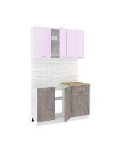 Кухонный гарнитур Кортекс-мебель Корнелия Лира-лайт 1.3м