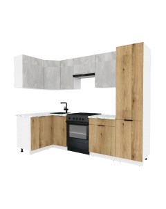 Кухонный гарнитур ВерсоМебель Эко-1 1.2x2.6 левая Версомебель