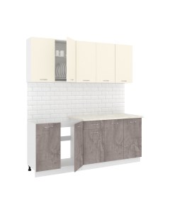 Кухонный гарнитур Кортекс-мебель Корнелия Лира-лайт 2.0м