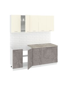 Кухонный гарнитур Кортекс-мебель Корнелия Лира 2.0м