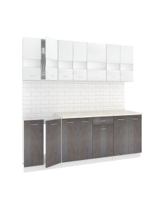 Кухонный гарнитур Кортекс-мебель Корнелия Экстра 2.1м