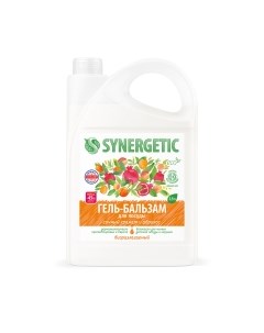 Средство для мытья посуды Synergetic Гель-бальзам биоразлагаемый Сочный гранат и абрикос