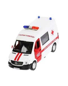Автомобиль игрушечный Технопарк Mercedes-Benz Sprinter Скорая / SPRINTERVAN-14AMB-WH