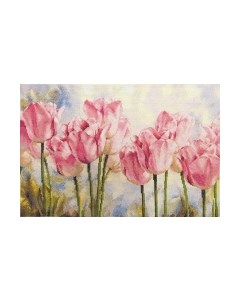 Набор для вышивания Розовые тюльпаны / 2-37 Алиса