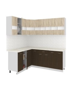 Кухонный гарнитур Кортекс-мебель Корнелия Экстра 1.5x2.0м