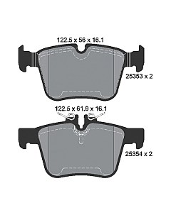 Тормозные колодки Textar 2535301