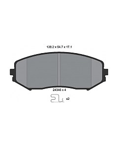 Тормозные колодки Textar 2434601