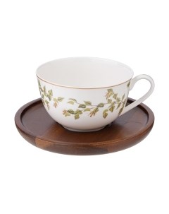 Чашка с блюдцем Lefard Березки / 85-2018