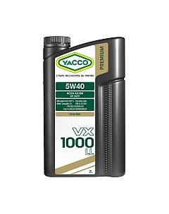 Моторное масло Yacco VX 1000 LL 5W40