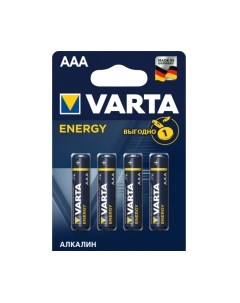 Комплект батареек Varta Energy LR03 / 04103213414