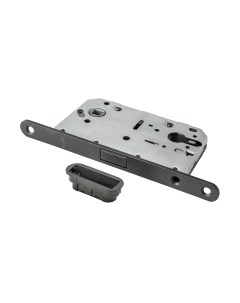 Замок врезной Ренц INLBM 5085 PL Black с пластиковой ответной планкой