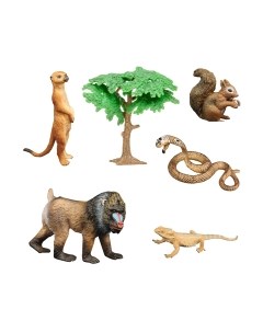 Набор фигурок коллекционных Masai Mara Мир диких животных / MM211-218 Masai mara
