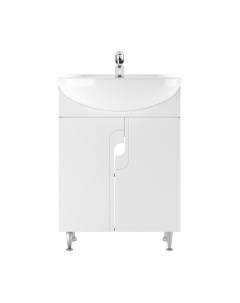 Тумба под умывальник Айсберг Уют 60 Лилия без ящика