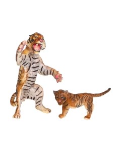 Набор фигурок коллекционных Masai Mara Мир диких животных. Семья тигров / MM211-123 Masai mara