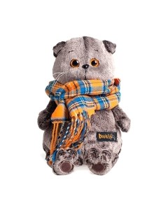 Мягкая игрушка Budi Basa Басик и шарф в клеточку / Ks25-002 Budi basa