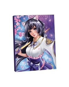 Картина по номерам Нежная девушка в сакуре / 9472209 Школа талантов