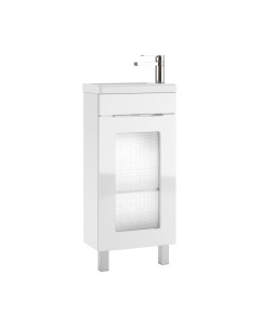 Тумба под умывальник Айсберг Миранда 40 Кристалл без ящика