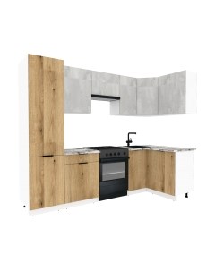 Кухонный гарнитур ВерсоМебель Эко-1 1.2x2.6 правая Версомебель