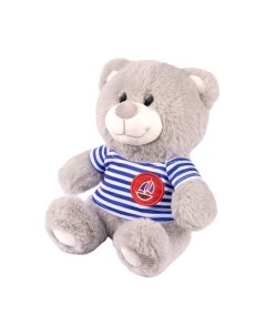 Мягкая игрушка Maxitoys Медвежонок в полосатой футболочке / MT-SUT07022023-23