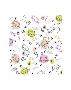 Скатерть JoyArty Кошачьи следы / tcox_9637 Joyarty