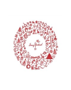 Скатерть JoyArty Новогодний круг / tcox_20280 Joyarty