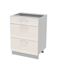 Шкаф-стол кухонный Интерлиния Компо НШ60рш3 1м+2б