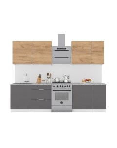 Кухонный гарнитур Интермебель Микс Топ-7 2.2м