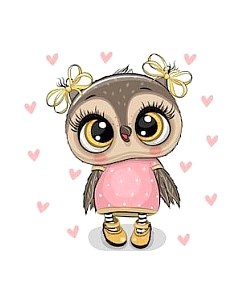Набор алмазной вышивки Совушка Ника / WD2374 Wizardi