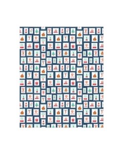 Скатерть JoyArty Новогодние почтовые марки / tcox_290619 Joyarty