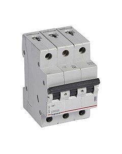 Выключатель автоматический Legrand RX3 3P C 6A 4,5кА 3M