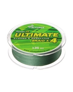 Леска плетеная Allvega Ultimate 0.14мм 135м / U135DGR014