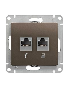 Розетка Systeme (Schneider) Electric Glossa GSL000885 Systeme (schneider) electric