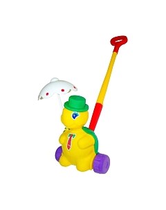 Развивающая игрушка Полесье Черепашка Тортила с ручкой / 3637