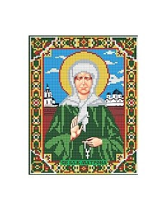 Набор алмазной вышивки Икона Матрона / АЖ-2003 Алмазная живопись