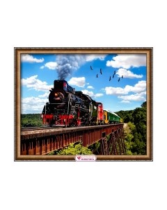 Набор алмазной вышивки Восточный экспресс / АЖ-1797 Алмазная живопись