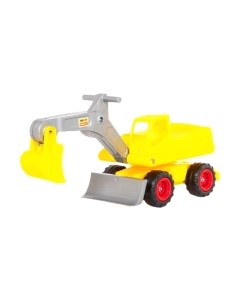 Экскаватор игрушечный Полесье Мега-экскаватор колесный / 67586