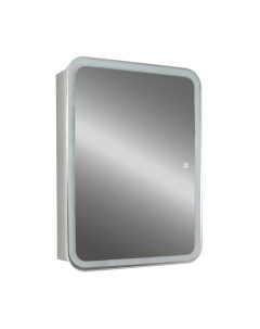 Шкаф с зеркалом для ванной Silver Mirrors Фиджи Flip 50 / LED-00002471 Silver mirrors