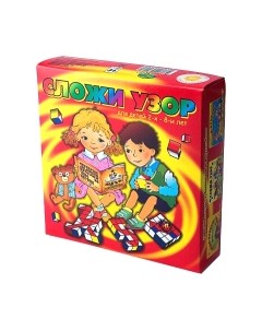 Развивающая игра Корвет Сложи узор Кубики / 430289