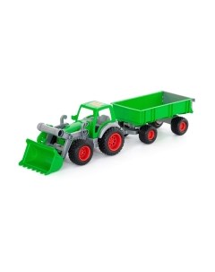 Погрузчик игрушечный Полесье с прицепом Фермер-техник / 8817