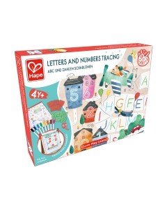 Развивающий игровой набор Hape 3 в 1 Учим английский алфавит, учим счет, рисуем / E1070_HP