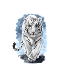 Набор алмазной вышивки Могучий тигр / WD2513 Wizardi