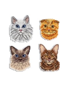 Набор для вышивания Котики / Р-824М М.п.студия