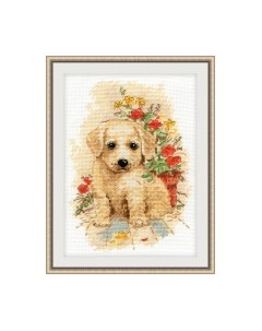 Набор для вышивания Мой щенок / 998В Овен
