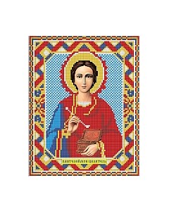 Набор алмазной вышивки Икона Пантелеймон Целитель / АЖ-2005 Алмазная живопись