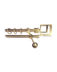 Карниз для штор Lm Decor Квадро 179 2р гладкий Lm decor