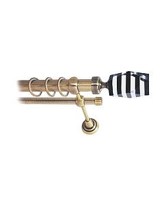 Карниз для штор Lm Decor Даймонд 135 2р гладкий 25/16мм Lm decor