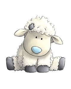 Набор алмазной вышивки Маленькая овечка / WD2370 Wizardi