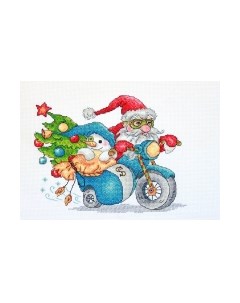 Набор для вышивания Рождественские гонки / K-121 Merejka