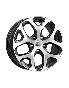 Литой диск K&K КС869 16x6.5" 4x100мм DIA 60.1мм ET 43мм Алмаз черный K&k